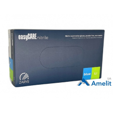 Рукавички нітрилові easyCARE, без пудри,"L" блакитні (ZARYS), 50 пар/пак. Рукавички нітрилові easyCARE, без пудри,"L" блакитні (ZARYS), 50 пар/пак.